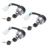 Generator Ignition Switch, 4-Wire Ignition Switch with Key Starter Switches