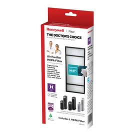 Honeywell HRF-H1C True HEPA Replacement Filter (H) for Air Purifiers, Pack of 1 Filter (H)