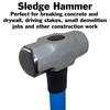 5 Piece Heavy Duty Hammer Set - Includes 32oz Rubber