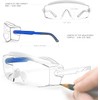 B.ANGEL Safety Glasses Protective Goggles Over Glasses,Protective Glasses with Clear