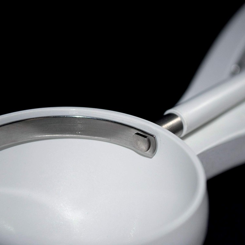 PIAZZA Fibergl 8286001 Ice Cream Scoop, 50 mm, Steel, White