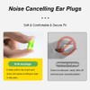 JIELIANGLI Ear Plugs for Sleeping,5 Pairs -35dB Noise Reduction Sponge