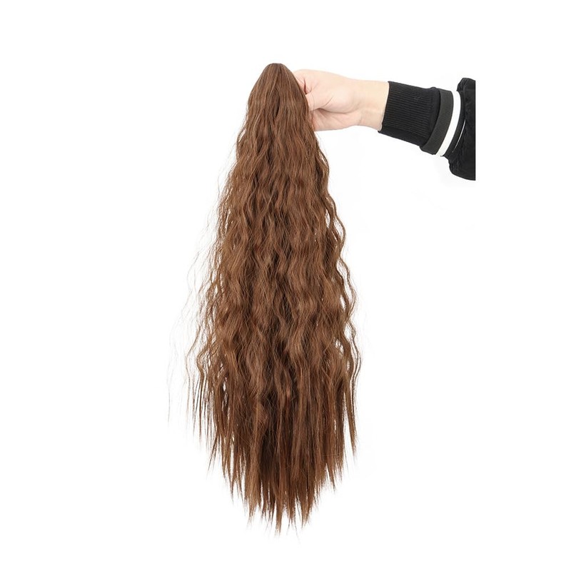 XUENMB Curly Ponytail Extension for Women 21 Inch Long Drawstring