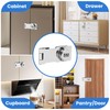 TOKCKYBL Keyless Cabinet Lock with Combination Code - 3-Digit Password