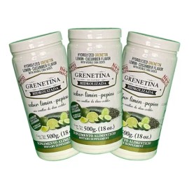 Kit 3 Pz Grenetina Hidrolizada 500 G Pretty Bee Nutrition