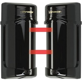 SECO-LARM E-960-D190Q Enforcer Twin Photobeam Detectors with Laser Beam Alignment, 190' Outdoor/390' Indoor Sensing Range, Non-polarized Power Onputs, Pack of 1 Including 2 Detectors