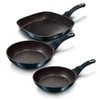 Berlinger Haus Frypan Set - Ergonomic Soft Touch Handle and