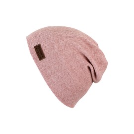 Sterntaler Baby Girls' Beanie Baby Slouch Beanie Structured Hat - Beanie Baby - Made of Textured Blend with Viscose Content - Medium Yellow, pink