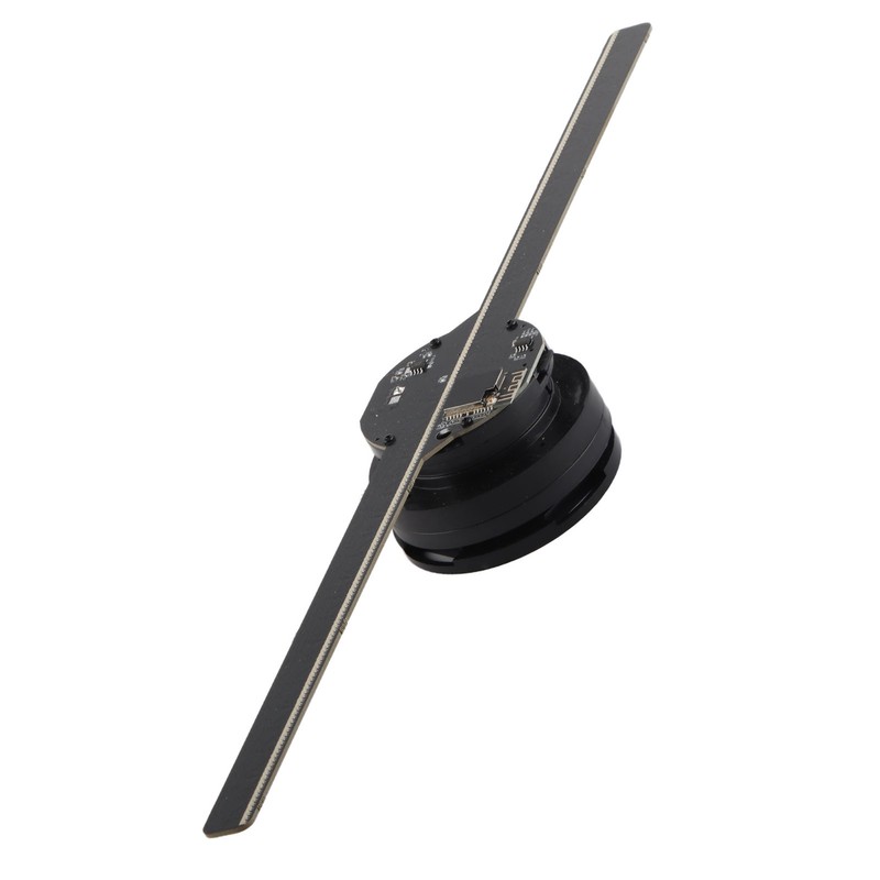 3D Hologram Fan 224 LED Light Beads High Resolution 3D