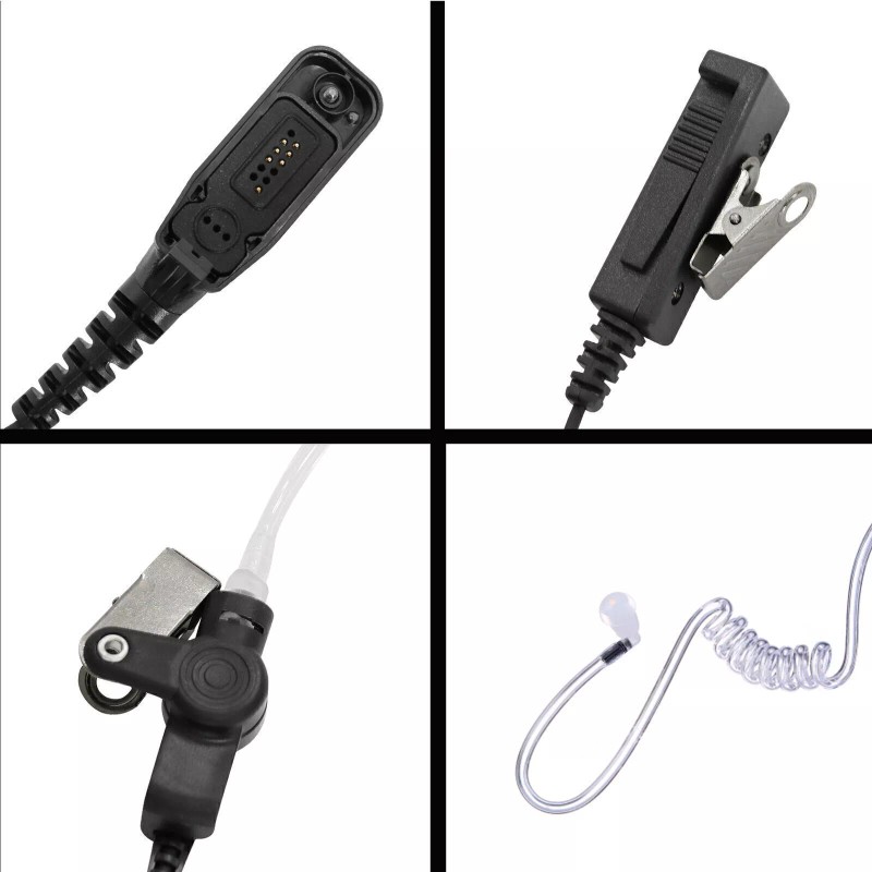 For Motorola Mic Headset Earpiece For XPR 7550e XPR 7580e