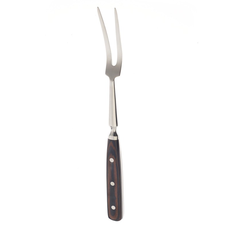 Mercer Culinary Praxis Forged Fork with Wood Handle, 12-1/4 Inch,