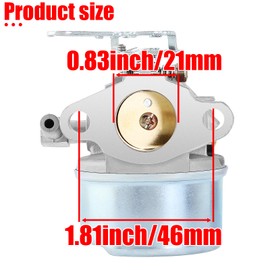 SOAJEE Carburetor Compatible with Joh Dee 522 524 524D 526 TRS24 Simplicity 524 555 560 Snapper I4220 I524 5240 Snowblower