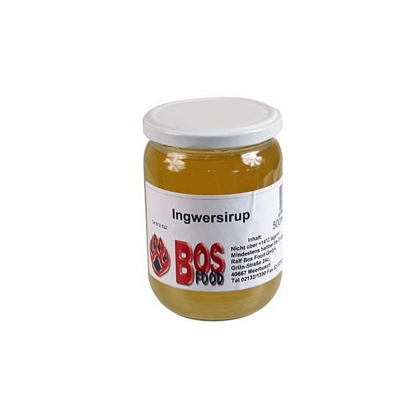 Bos Food BOS FOOD Ginger Syrup, Tea or Spicy Ingredient,