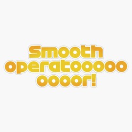 Carlos Sainz Smooth operator Bumper Sticker Vinyl Decal 5 inches