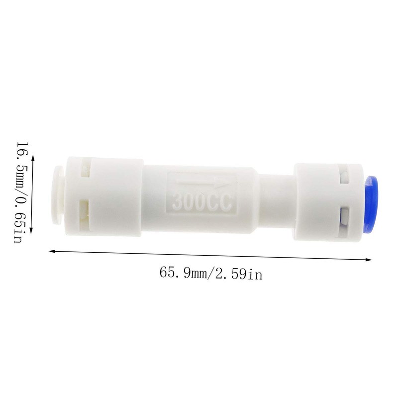 E-outstanding Flow Restrictor 2PCS 1/4Inch 300CC Flow Restrictors with Quick