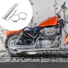 Alnicov Motorcycle Heat Shield Universal Exhaust Silencer Pipe Heat Shield