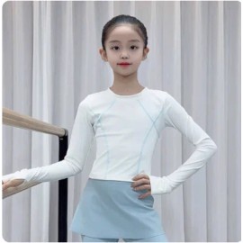 Ready to Ship Printing Girl tank Top Leggings Kids Yoga Active Wear SetSize: Xl, Color: White
