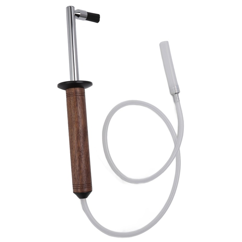 Coffee Machine Cleaning Brush High Temperature Resistance Wood Handle Replaceable