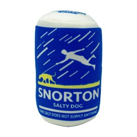 PAWzarre Snorton Salt Can Squeaky Dog Toy Small, Medium, and Large Dogs -Funny Dog Toys - Plush Squeaky - Cute Dog Gifts for Dog Birthday -Dog Stuff- Cool Stuffed Dog Toys