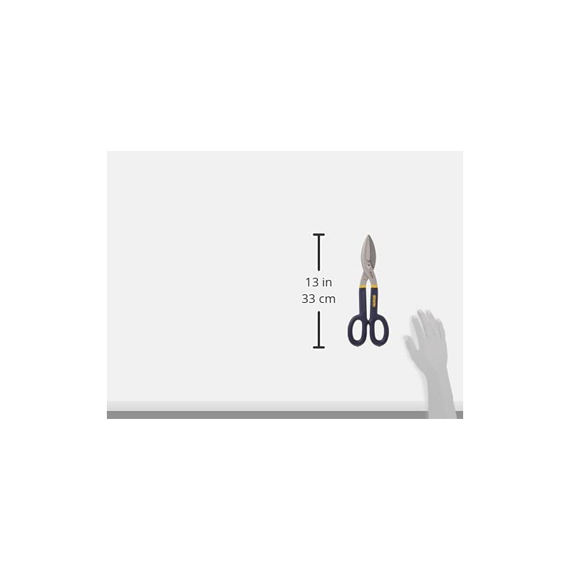 Irwin 12-3/4 in. Flat Tin Snips