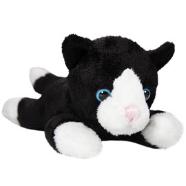 Carl Dick Cat, black 5 inches, 15cm total size, Plush Toy, Soft Toy 3454004