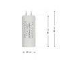 Capacitor 3.5 µF Especially for Somfy Roller Shutters Motor 10