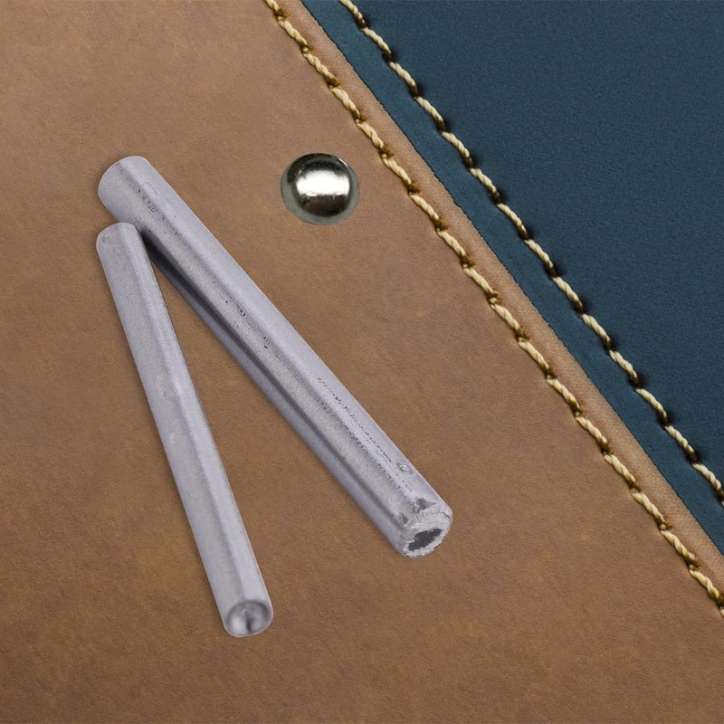 Housoutil Mushroom Rivet Setting Tool, 9PCS Solid Rivet Punch, Rivet