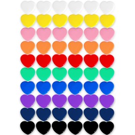 PYJLBX Magnets for Magnetic Board - Pack of 60 in 10 Colours, Strong, Colourful, Small - for Fridge, Whiteboard, Pin Board