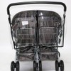 Universal Rain Cover for Twins, Double Pram, Siblings Buggy, Foldable,