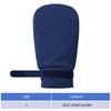 2 Pairs Cotton Eczema Gloves Sleeping,L,Deep Blue,Closed-top