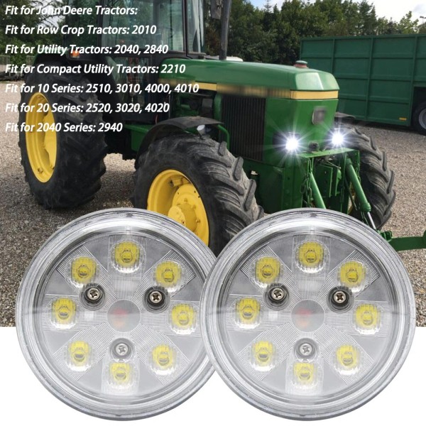 CHUSYYRAY 2PC LED Sealed Beam PAR36 24W LED Work Light