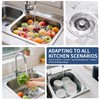 Kitchen Sink Drain Strainer - WERMARS 3 in 1 Sink