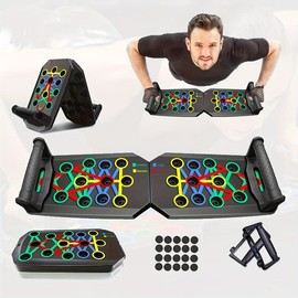 Original Push Up Traine Board, Foldable Push Up Board For Men And Women, Enhance Chest Muscle Strength, Boost Home & Gym Workout Efficiency, Ergonomic Design For Comfortable Exercise, Portable Strength Training Rack - Color: SR, Specification: SR01