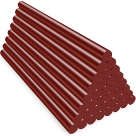 ENPOINT Wine Red Hot Glue Sticks Full Size, 8" Long x 0.43" Dia 36 Pack Hot Melt Glue Sticks Bulk, Wine Red Adhesive Glue Sticks Standard for Crafting DIY Art School Gluing Project Repair Sealing