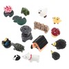 Totority 15 Sets Realistic Animal Figurines Creative Animal Models for
