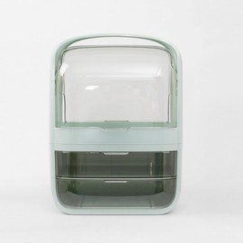 Purety 2-Tier Drawer Lid Cosmetic Organizer (26x36cm) (Mint)