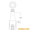POWERTEC 70147 Tapered Adapter – 4" to 2-1/4" Dust Collection