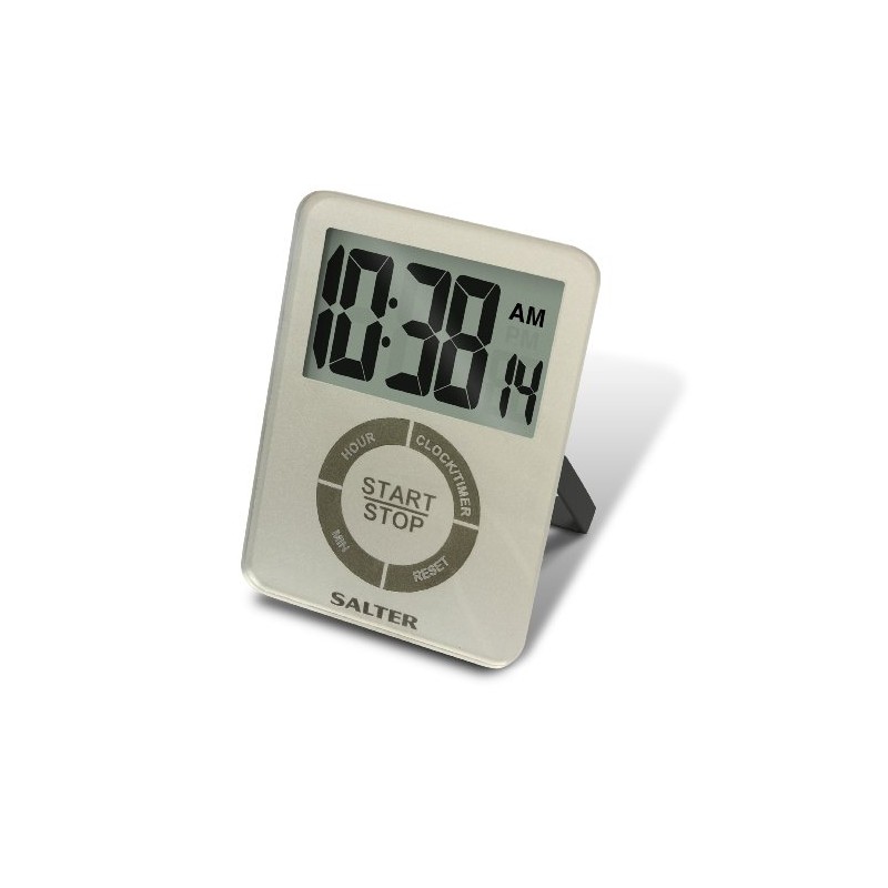 Salter Silver Glass Electronic Timer