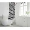 Le Jardin du Lin Digitally Printed Shower Curtain, Bath Curtain,