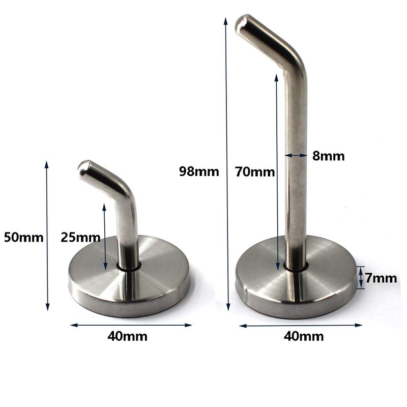 Stainless Steel Screw in Hooks for Hanging Plants Utensil Hooks
