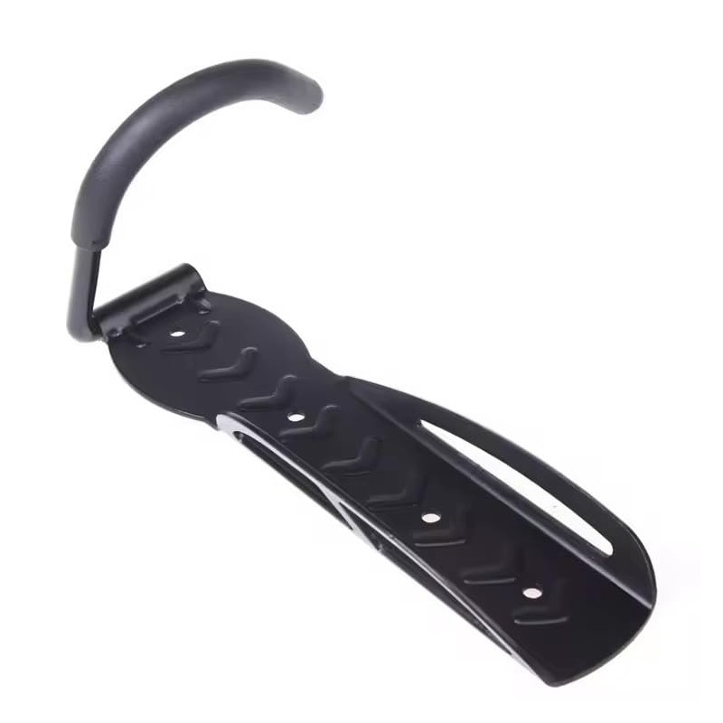 Vertical Bike Wall Mount Hanger, Heavy-Duty Steel, 30kg Capacity, Black