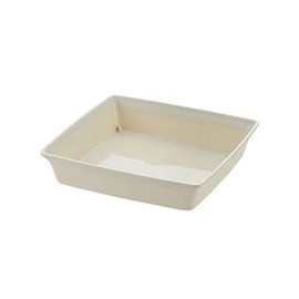 Richell Plastic Pot Saucer Foresquare Plate No. 8 White White