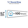Avery Economy View 3 Ring Binder, 0.5" Round Rings, 1