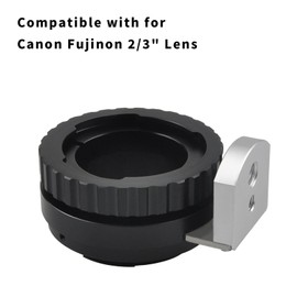 B4 (2/3")-EOS R Adapter,B4 (2/3") Lens to EOS R (EF-R Mount) Camera Body,Compatible with EF R8, R50, R6 Mark II, R7, R10, R3, R5, R5C, EF R6, EF/R,RP+with Tripod+Lens Cleaning Cloth