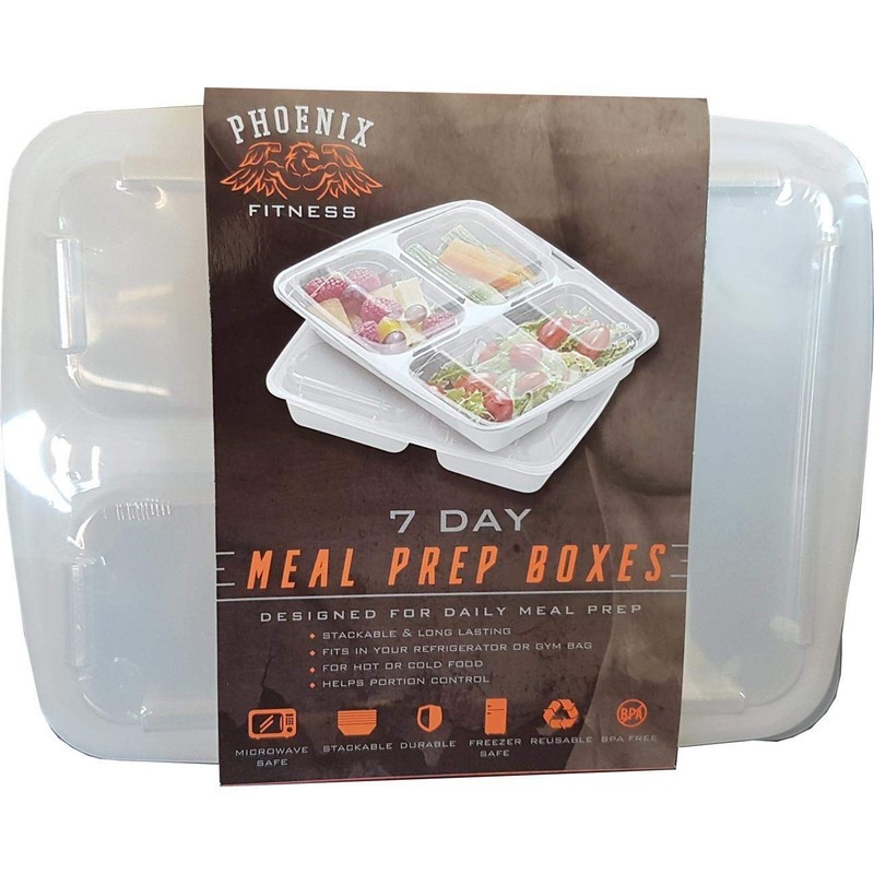 Phoenix Fitness 7 Day Meal Prep Food Storage Containers |