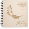 Handbound Memorial Memory Book & Condolence Guest Book for Funeral