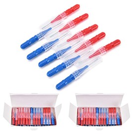 Cepillo interdental delgado, cabezal de hilo dental, cepillo de higiene dental oral, 100 unidades