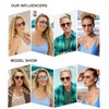 SOJOS Classic Square Aviator Sunglasses for Women Men Retro Hexagon