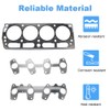 VANJING Cylinder Head Gasket Set with Bolts Compatible with Chevy