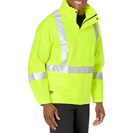 Helly-Hansen Men's Workwear Alta Rain with CSA Jacket, High Vis Yellow - L